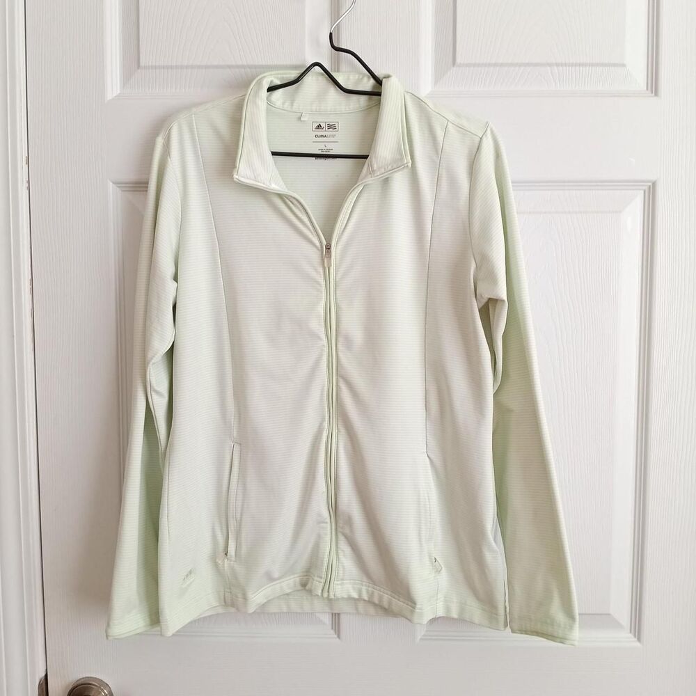 Women's Adidas Climalite Full Zip Golf Jacket Large